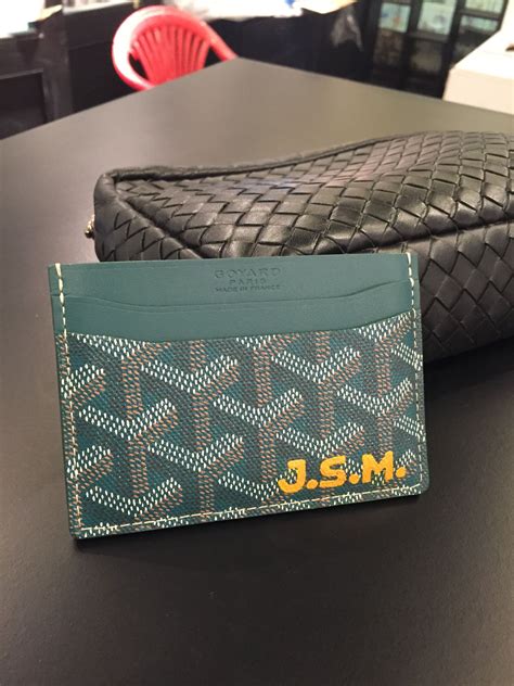 women's goyard card holder